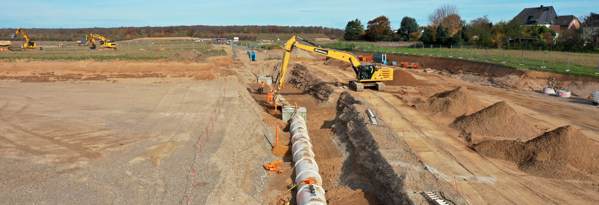 Erschließungsarbeiten laufen nach Plan