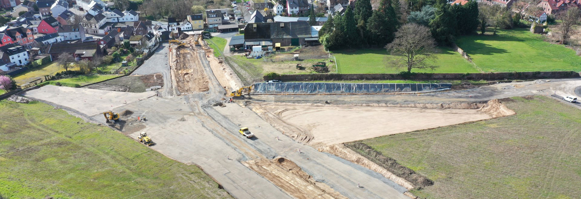 Erschließung im ersten Bauabschnitt bald beendet